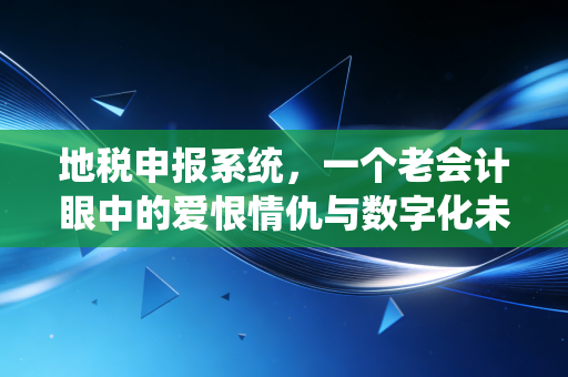 地税申报系统,一个老会计眼中的爱恨情仇与数字化未来
