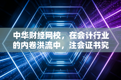 中华财经网校,在会计行业的内卷洪流中,注会证书究竟还是不是那艘诺亚方舟?