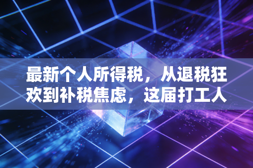 最新个人所得税,从退税狂欢到补税焦虑,这届打工人的钱包还好吗?