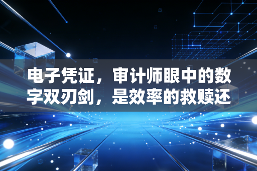 电子凭证,审计师眼中的数字双刃剑,是效率的救赎还是风险的深渊?