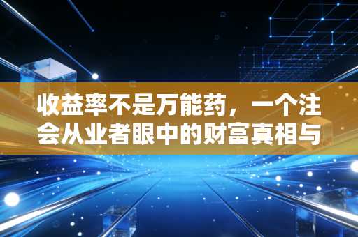 收益率不是万能药,一个注会从业者眼中的财富真相与生活智慧