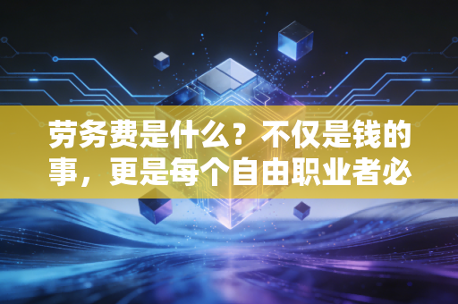 劳务费是什么?不仅是钱的事,更是每个自由职业者必须懂的税痛与合规