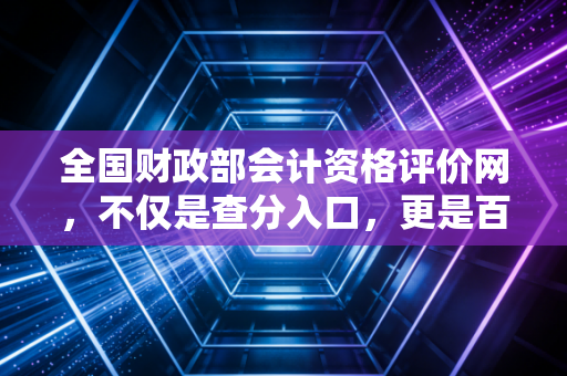 全国财政部会计资格评价网,不仅是查分入口,更是百万会计人的精神图腾与职业生涯分水岭