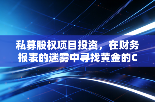私募股权项目投资，在财务报表的迷雾中寻找黄金的CPA手记