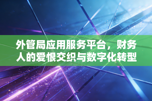 外管局应用服务平台,财务人的爱恨交织与数字化转型的必修课