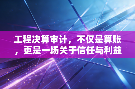 工程决算审计,不仅是算账,更是一场关于信任与利益的深度博弈