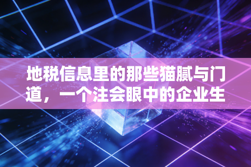 地税信息里的那些猫腻与门道，一个注会眼中的企业生存指南