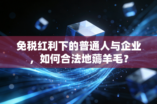 免税红利下的普通人与企业,如何合法地薅羊毛?