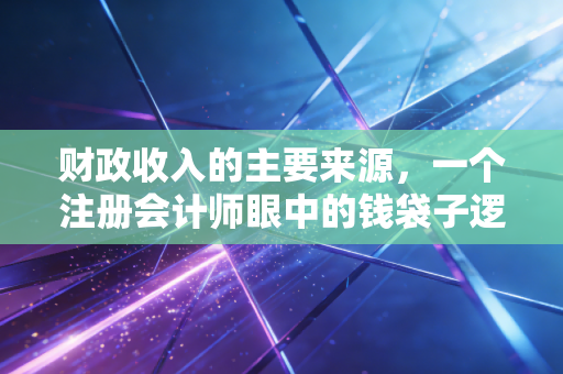 财政收入的主要来源，一个注册会计师眼中的钱袋子逻辑与民生温度