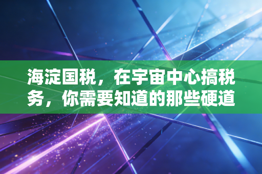 海淀国税，在宇宙中心搞税务，你需要知道的那些硬道理与软着陆