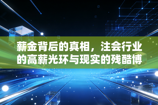 薪金背后的真相，注会行业的高薪光环与现实的残酷博弈