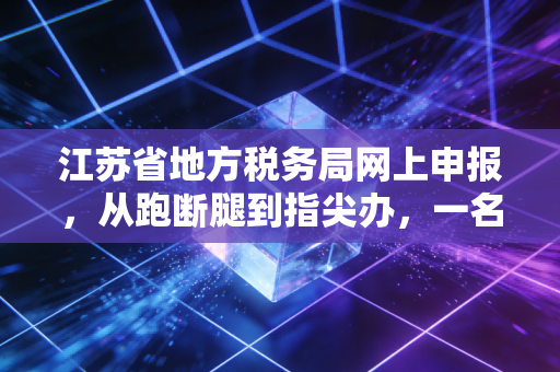 江苏省地方税务局网上申报,从跑断腿到指尖办,一名老会计的进阶心得