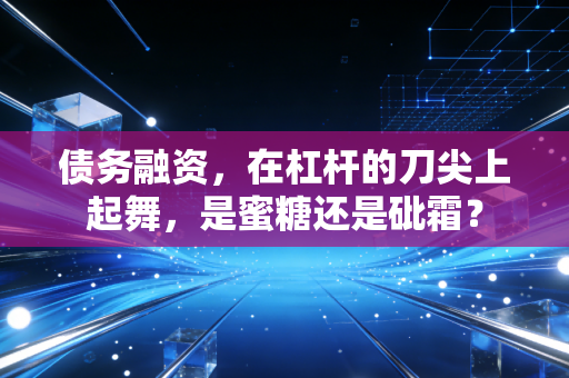 债务融资，在杠杆的刀尖上起舞，是蜜糖还是砒霜？