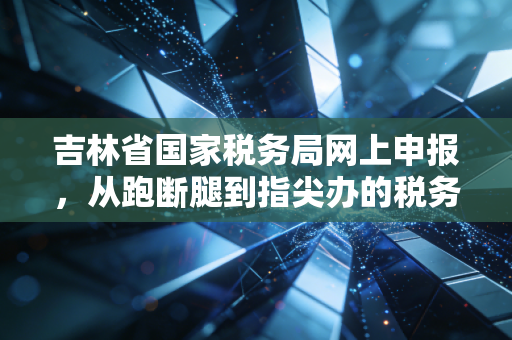 吉林省国家税务局网上申报,从跑断腿到指尖办的税务数字化变革与实操心得