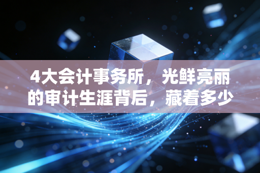4大会计事务所，光鲜亮丽的审计生涯背后，藏着多少不为人知的辛酸与机遇？