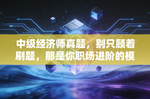 中级经济师真题,别只顾着刷题,那是你职场进阶的模拟盘