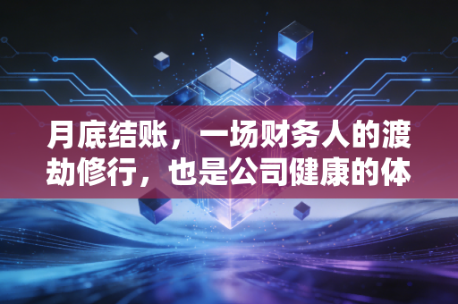 月底结账，一场财务人的渡劫修行，也是公司健康的体检报告