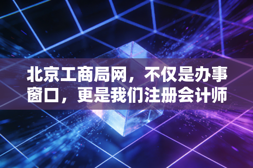 北京工商局网，不仅是办事窗口，更是我们注册会计师眼中的企业体检中心
