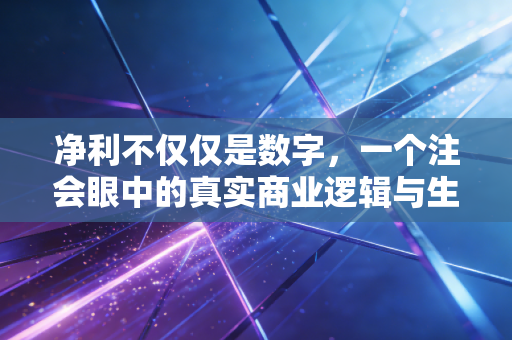 净利不仅仅是数字,一个注会眼中的真实商业逻辑与生存法则