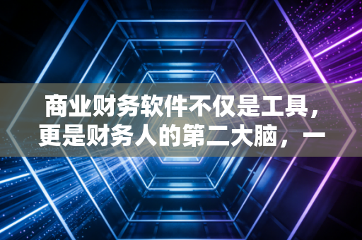 商业财务软件不仅是工具，更是财务人的第二大脑，一位注会老兵的深度剖析