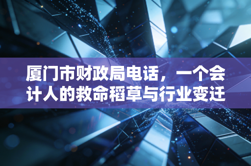 厦门市财政局电话,一个会计人的救命稻草与行业变迁的缩影