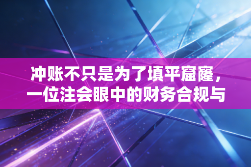 冲账不只是为了填平窟窿，一位注会眼中的财务合规与人性博弈