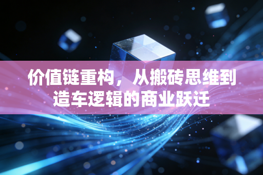 价值链重构，从搬砖思维到造车逻辑的商业跃迁