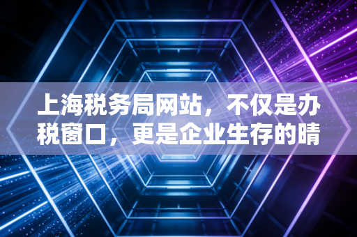 上海税务局网站,不仅是办税窗口,更是企业生存的晴雨表与导航仪