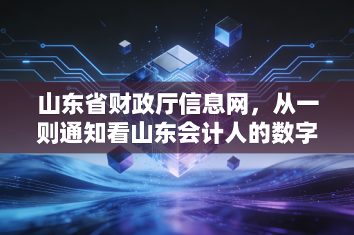 山东省财政厅信息网,从一则通知看山东会计人的数字化生存与突围