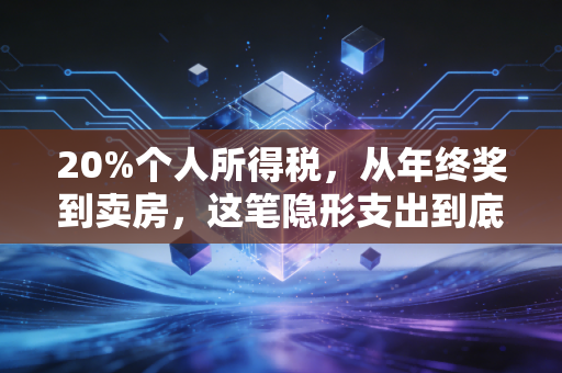 20%个人所得税,从年终奖到卖房,这笔隐形支出到底该怎么省?