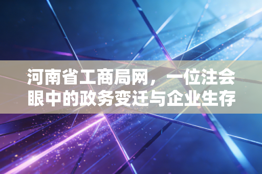 河南省工商局网，一位注会眼中的政务变迁与企业生存指南