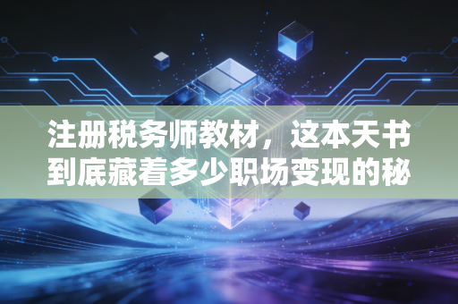 注册税务师教材，这本天书到底藏着多少职场变现的秘密？