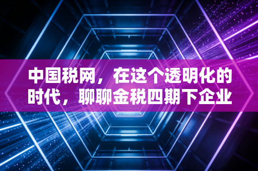 中国税网，在这个透明化的时代，聊聊金税四期下企业与财务人的痛与悟
