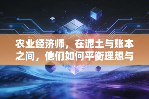 农业经济师，在泥土与账本之间，他们如何平衡理想与现实？——一个注会视角的深度解读