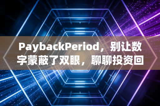 PaybackPeriod，别让数字蒙蔽了双眼，聊聊投资回收期背后的生活哲学
