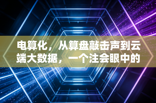 电算化,从算盘敲击声到云端大数据,一个注会眼中的会计变迁史