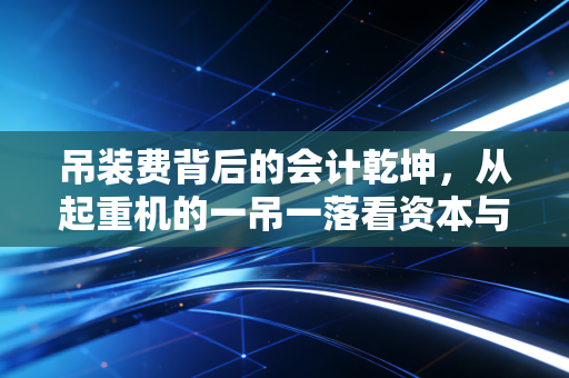 吊装费背后的会计乾坤,从起重机的一吊一落看资本与费用的博弈