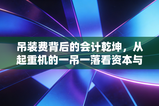 吊装费背后的会计乾坤，从起重机的一吊一落看资本与费用的博弈