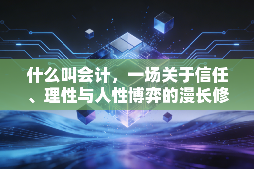 什么叫会计，一场关于信任、理性与人性博弈的漫长修行