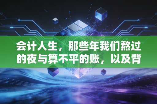 会计人生,那些年我们熬过的夜与算不平的账,以及背后的职业修行