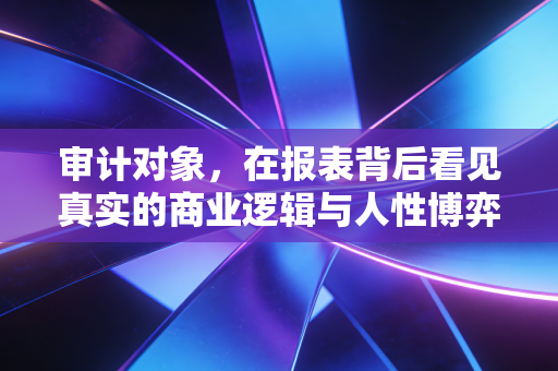 审计对象,在报表背后看见真实的商业逻辑与人性博弈