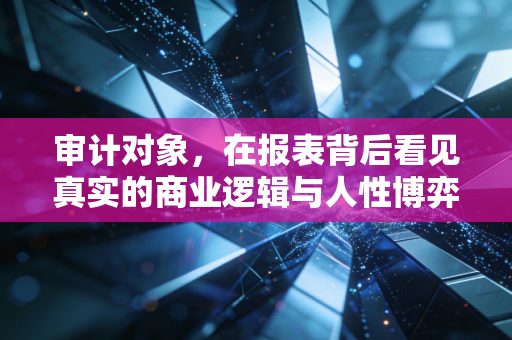 审计对象，在报表背后看见真实的商业逻辑与人性博弈