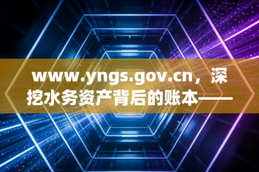 www.yngs.gov.cn,深挖水务资产背后的账本——一名注册会计师眼中的供水行业审计实录