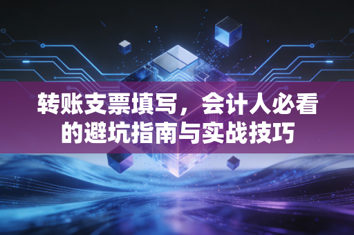 转账支票填写，会计人必看的避坑指南与实战技巧