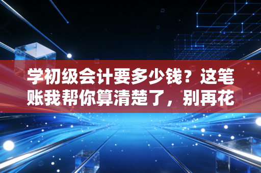 学初级会计要多少钱?这笔账我帮你算清楚了,别再花冤枉钱!