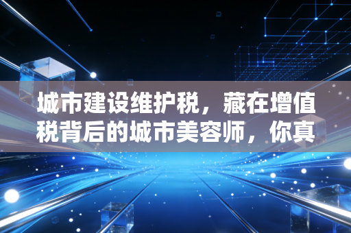 城市建设维护税，藏在增值税背后的城市美容师，你真的了解它吗？