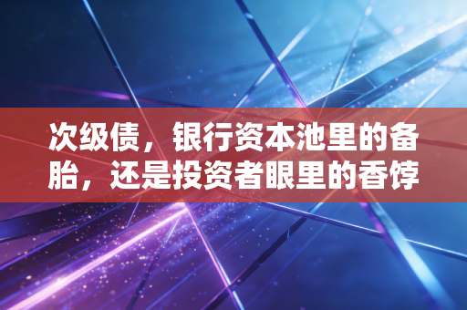 次级债，银行资本池里的备胎，还是投资者眼里的香饽饽？