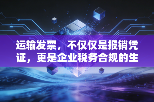 运输发票,不仅仅是报销凭证,更是企业税务合规的生死线