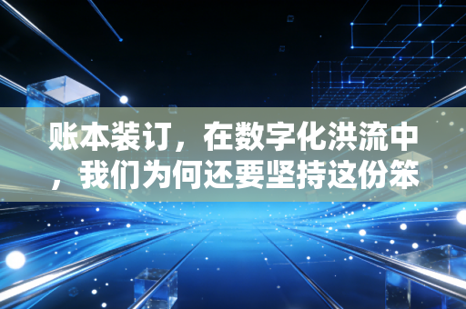 账本装订，在数字化洪流中，我们为何还要坚持这份笨拙的仪式感