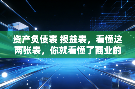 资产负债表 损益表,看懂这两张表,你就看懂了商业的底子与面子